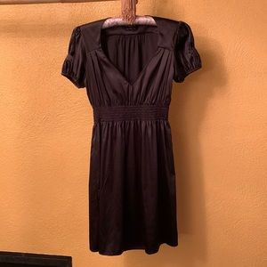 BCBG Satin Dress, Black, Size Small